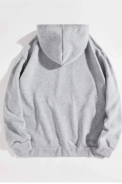 Moda Glo Φούτερ με κουκούλα Unisex Oversize Γκρι New Jersey