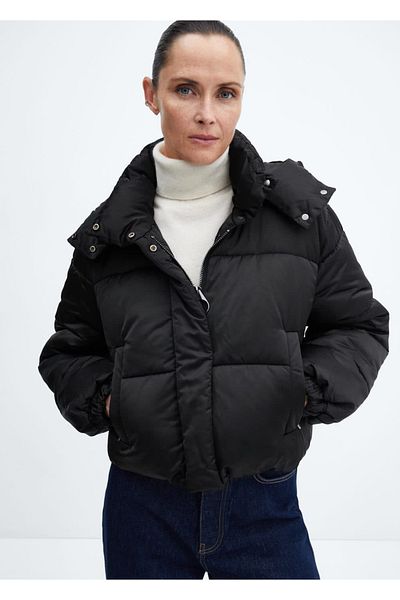 MANGO Woman Quilted short anorak