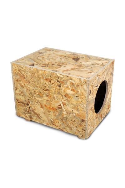 Genel Markalar Ahşap Küçük Boy Kedi Kulübesi Dış Mekan Kedi Evi