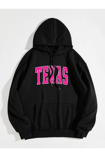 Moda Glo Унисекс суитшърт с надпис Texas