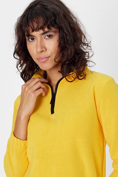 DENSMOOD Normal Mold Embroidered Flower-Proof Sleeve Elastic Fleece