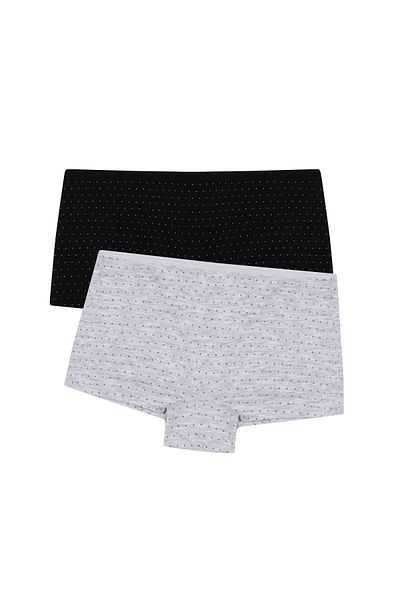 Penti Girl Child Bg Basic Dot 2 Pack Boxer