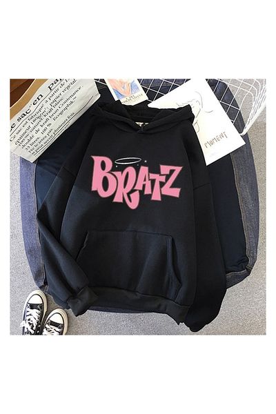 Moda Glo Унисекс суитшърт с щампа Bratz