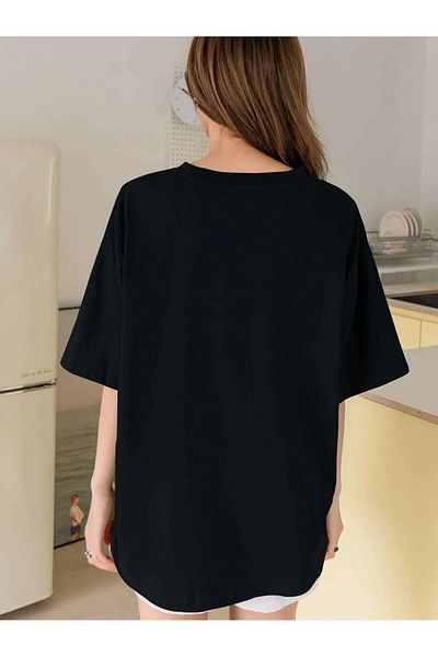 Pasage Μπλουζάκι Unisex Black Crew Neck
