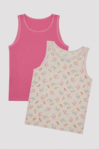Penti Girl's Cute Unicorn 2-Piece Tank Top