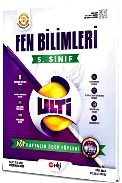 Altın Karma Ulti Yayınları 5. Sınıf Fen Bilimleri Haftalık Ödev Föyleri