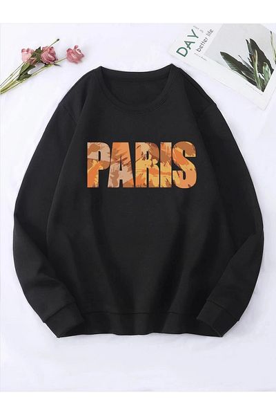 Moda Glo Γραπτό φούτερ Unisex Paris