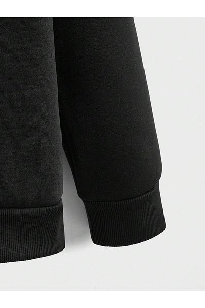Moda Glo Φούτερ Colorado με στάμπα γκρι με μισό φερμουάρ