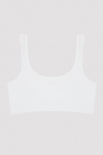 Penti Multicolored Girl's White Seamless Seamless Sports Bralette