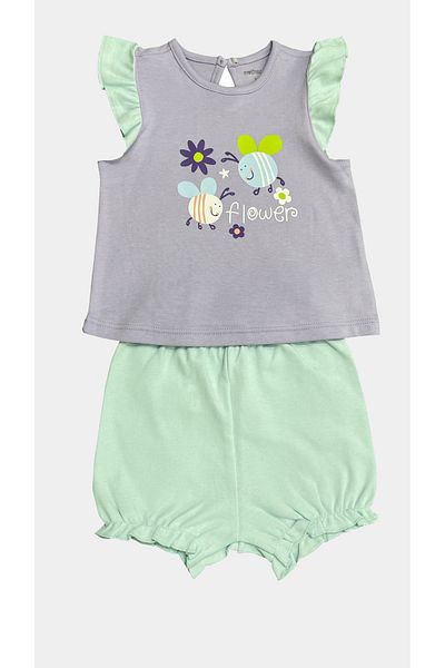 Mother Love 100% Organic Baby Shorts Set
