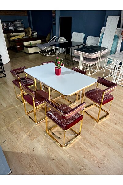 ONLİNEALSAN Lego Gold Mutfak Masası Gizlenebilir Sandalyeli Akıllı Mutfak Yem...