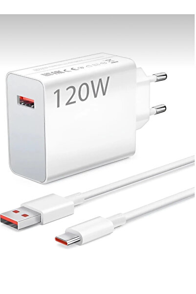 yk desing Samsung ve iPhone 15/16 Uyumlu 120W YK-SR69 Hızlı Şarj Type C Adapt...
