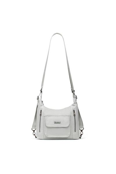 BARCELONA 21K Satin Fabric Women's Backpack and Shoulder Bag Barcelona 2136