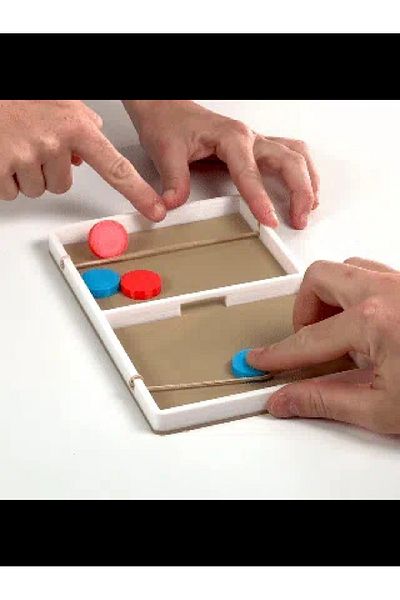 KAMER لعبة كرة قدم صغيرة - لعبة Fast Sling Puck
