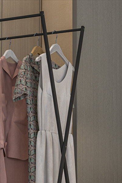 Retodesign X Katlanır Ayaklı Askı , Elbise Askısı , Portmanto Askılık 1810