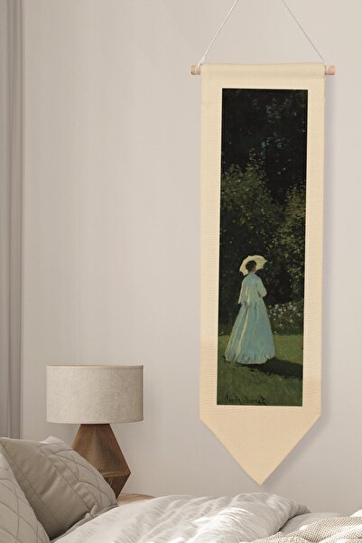 Postifull Duvar Halısı Pinterest Oda Dekoru, Monet Sanat Serisi, 100cm Kanvas...