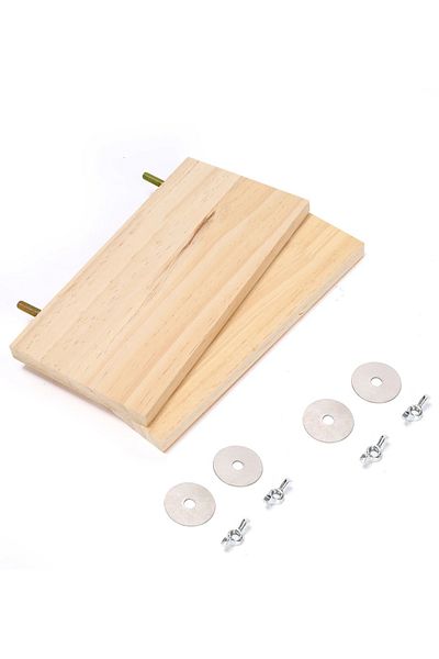 Alyones 4Pcs/Lot Pet Wooden Platform Stand - Active Rectangle Springboard Toy
