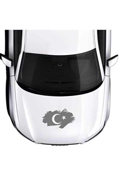 Sönmez Sticker Ay Yıldız Sticker - Türk Bayrağı Sticker - Oto Sticker - Araba...