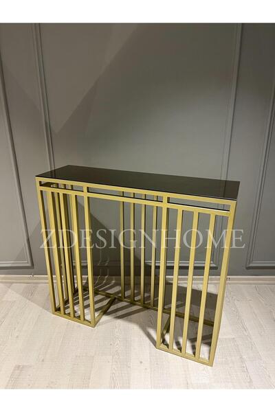 zdesignhome 90x30x100 CM GOLD DRESUAR (BRONZ AYNA)