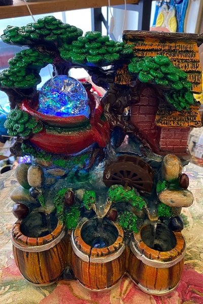 RaHan Su Şelalesi Feng Shui Su Objesi Doğa 3 Gözlü