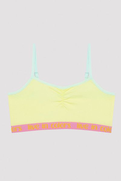 Penti Girl's Live In Colorful 2in1 Crop Top