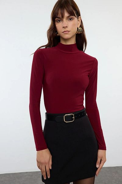 BiavSi Women's Half Turtleneck 100% Cotton Body & Underwear