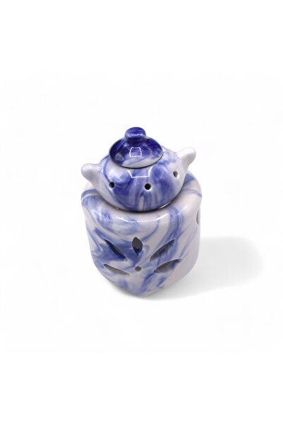 Morey El Yapımı Çaydanlık Model Seramik Buhurdanlık