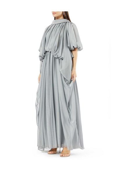 Amri Draped Long Dress
