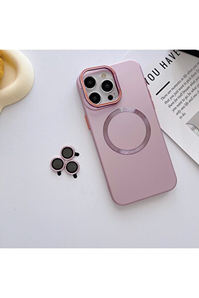 DGN iPhone 14 Pro Max Kılıf Kamera Lensi Koruyucu Hediyeli Magsafe Şarj Özell...
