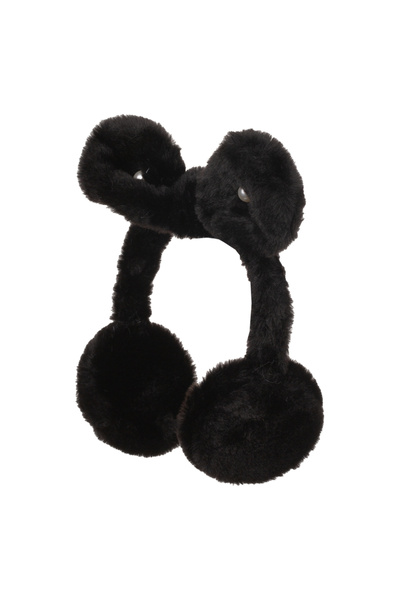 Bebelove Warm Holder Soft Plush Earmuff with Cute Rabbit Ear Bow Winter Accessory