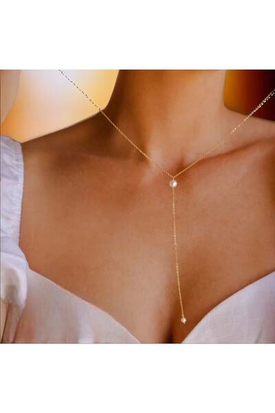 Roe takı aksesuar Kadın Kolye Inci Kolye Sarkıt Kolye