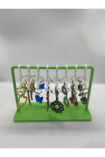 Katmanist Organizator pentru bijuterii, în formă de cuier pentru haine, verde...