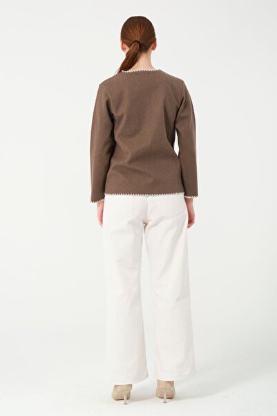 PİNK FLY Плетено кашмирено сако с четири джоба