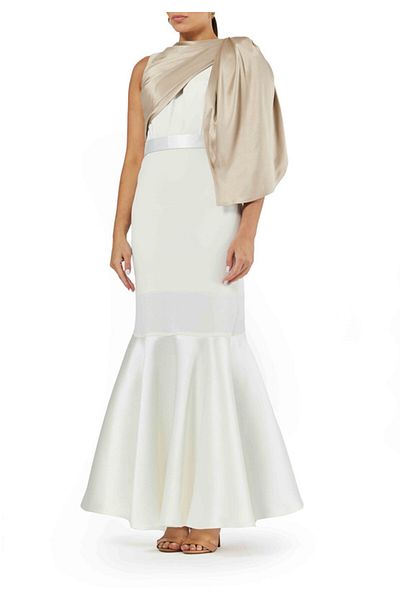 Amri Draped Mermaid Dress