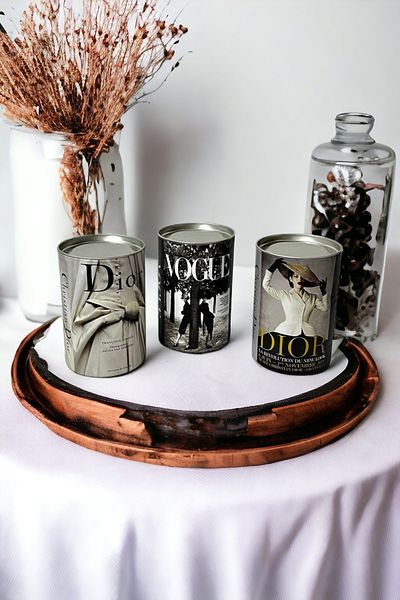 Saccura Decor 3-Piece Cylinder Box Set, Decorative Cylinder Box Set