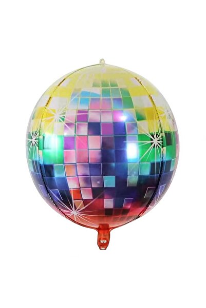 DÜVENCİ TİCARET Balloon Colored Globe Foil Mirror