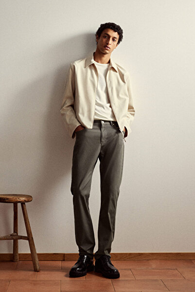 H&M Slim Fit Pamuklu Gabardin Pantolon