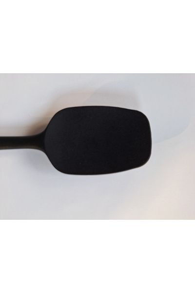 EMPA İvory Non-Barning Non-Stecker Black Wide Mouth Spatula