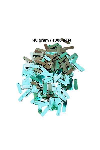 Mu Art Green 15 X 5 mm Lace Needlework Writing Anklet Evening Dress Laser Cut Sequins 1000 Pieces / 40 Grams