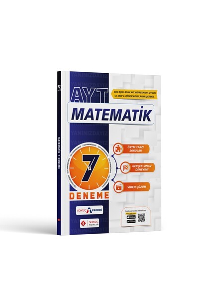 Sonuç Yayınları Ayt Matematik 7'li Deneme Sonuç Yayınları 2025 - 2026