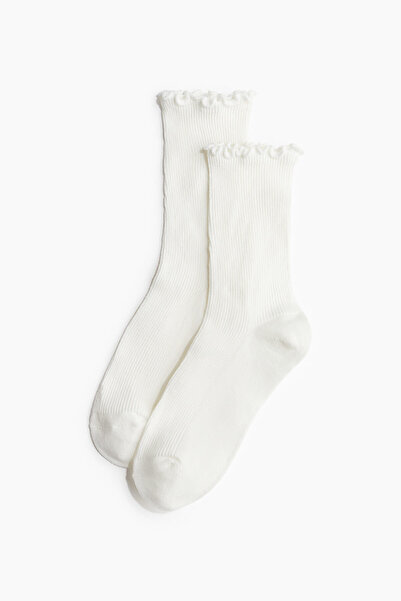 H&M 5'li Lastik Örgülü Çorap