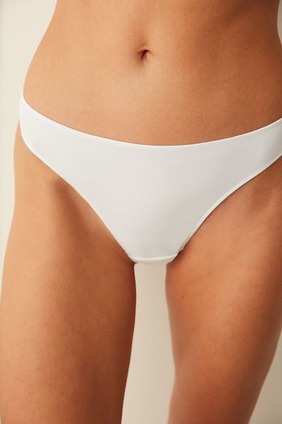 Penti Εύκολο Micro White Thong εσώρουχο