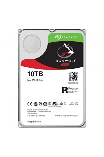 Seagate ST10000NE0008 IRONWOLF PRO 3.5" 10TB 7200rpm 256mb Sata 7/24 NAS Harddisk
