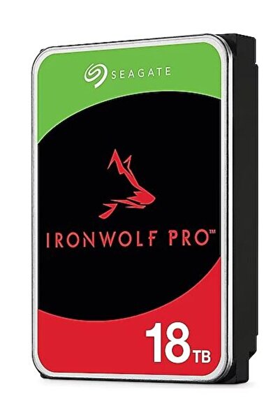 Seagate ST18000NT001 IRONWOLF PRO 3.5" 18TB 7200rpm 256mb Sata 7/24 NAS Harddisk