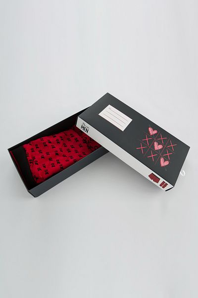 Penti Tango Gift Printed Xoxo Boxer Socks Set