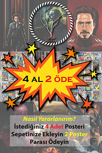 CALLWOOD The Amazing Spider Man 20'li Poster Seti Yüksek Kalite Baskı