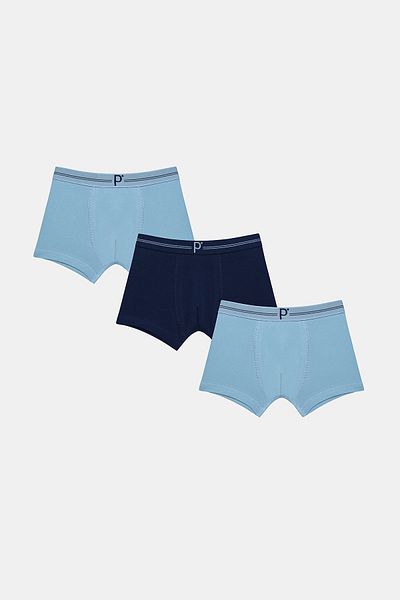 Penti Blaue 3-teilige Boxershorts für Jungen