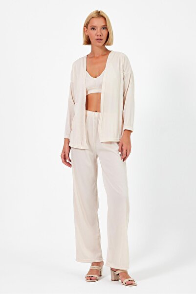 ihraç pazarı Croplu 3-Piece Pleat Set