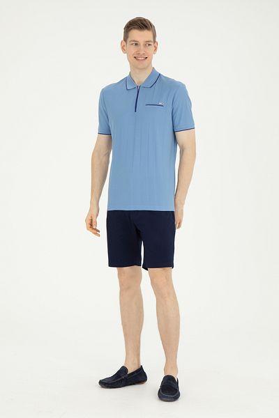 U.S. Polo Assn. Ανδρικό σορτς υφαντό Navy Blue 50283928-VR033
