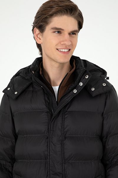 U.S. Polo Assn. Men's Black Coat 50293807 -Vr046